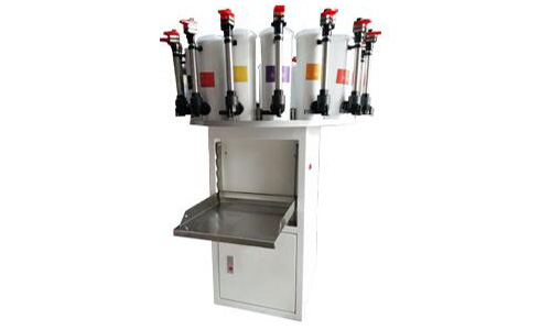 乳膠漆半自動調色機