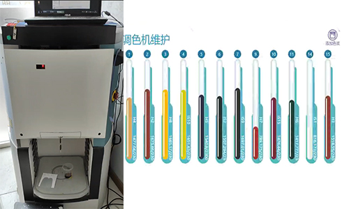 調色模式改革，全自動調色機改系統